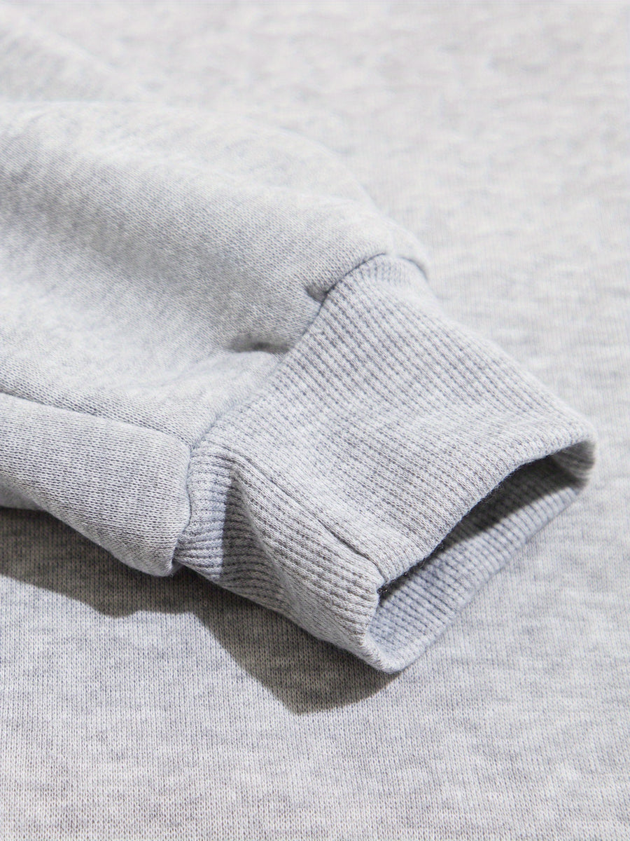 Hoodie, Casual White SAN FRANCISCO - Light Grey