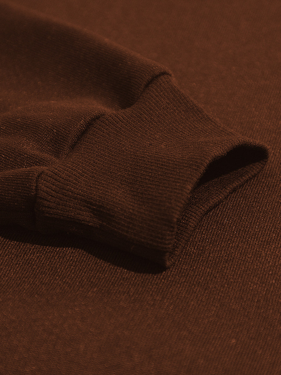 Hoodie, Casual White SAN FRANCISCO - Coffee Color