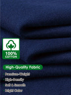 [Genghis Khan & Sue Dian] 2024 New Men'S Round Neck Long Sleeve T-Shirt Loose Plus Size Trendy Brand T-Shirt Spring Autumn Sweatshirt Base Layer Men'S C005-D - Navy Color