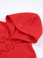 BROOKLYN NEW‑YORK Unisex Versatile Hoodie, Casual and Comfortable Long-Sleeve Pullover, Suitable for Spring, Autumn, and Winter - Red
