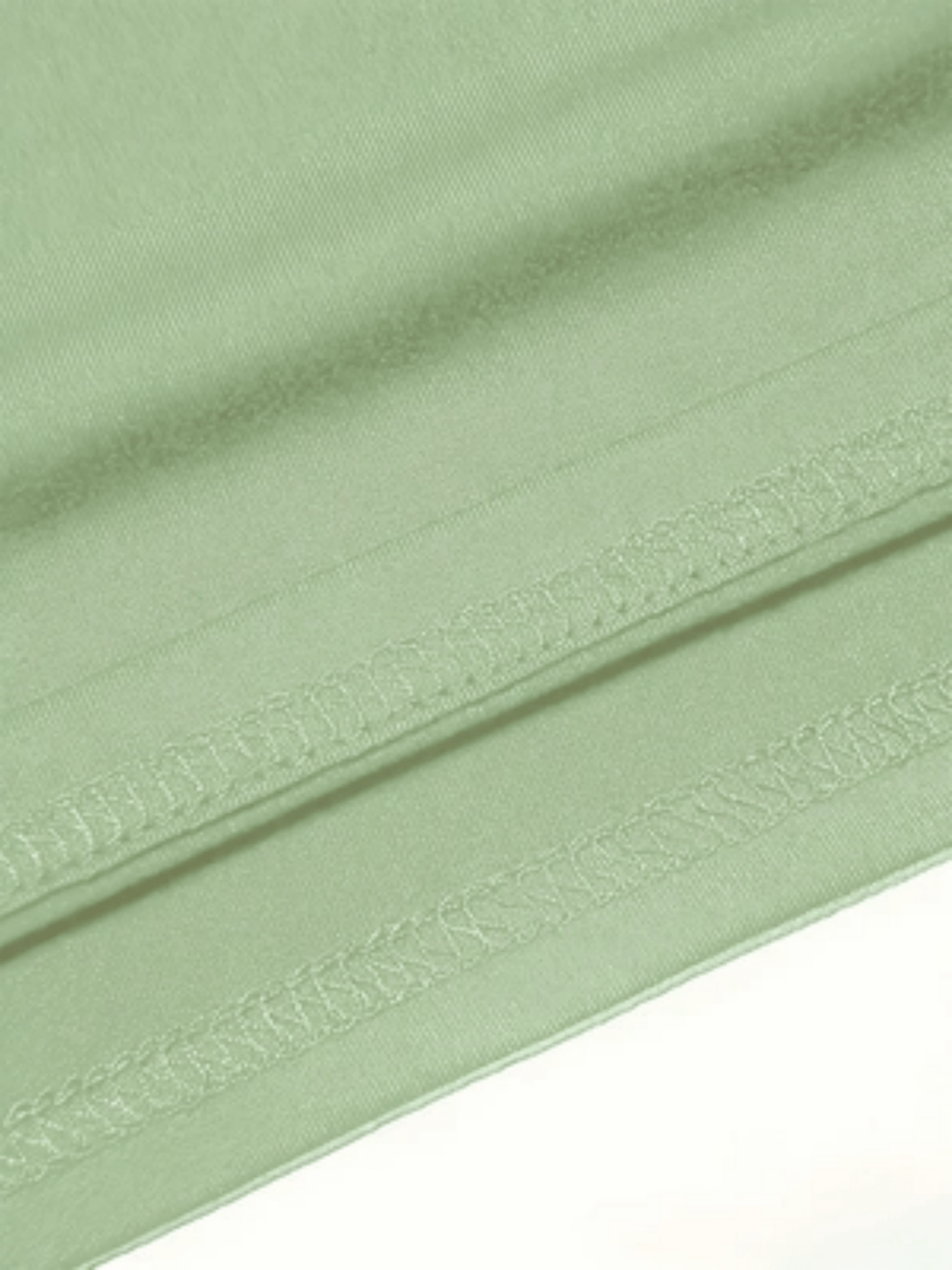 V-Neck Short-Sleeve T-Shirt with GK Letter & Striped Print - Casual Basic Top, Non- Opaque Shirt Suitable for Spring Summer Wardrobe, Machine Washable Casual Attire for Office, Layering & Transitional Outfits - Pea Green Color