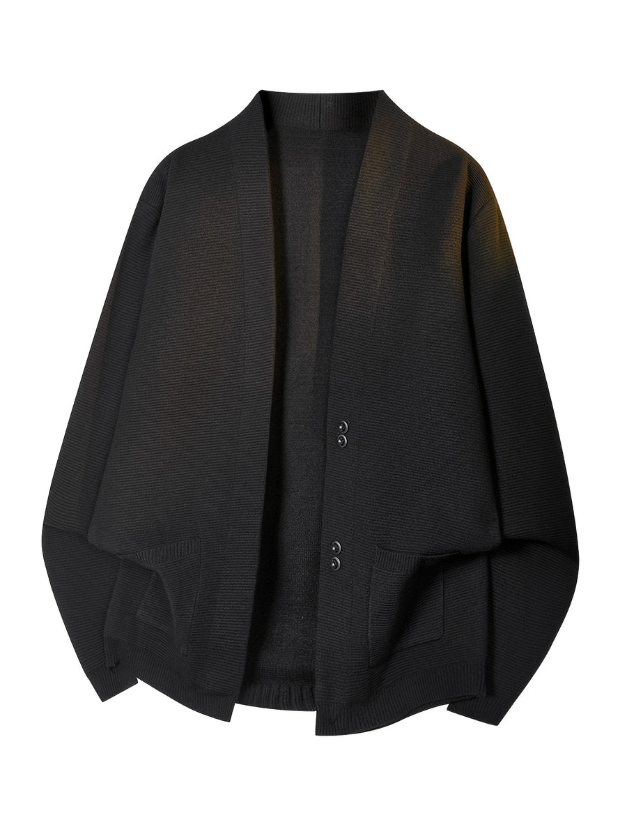 Men'S Autumn And Winter Sweaters for Stylish And Warm Cardigan Outfits - Black