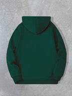 Spring/Autumn Men'S Casual Hooded Sweatshirt Youth Handsome Hoodie - Dark Green