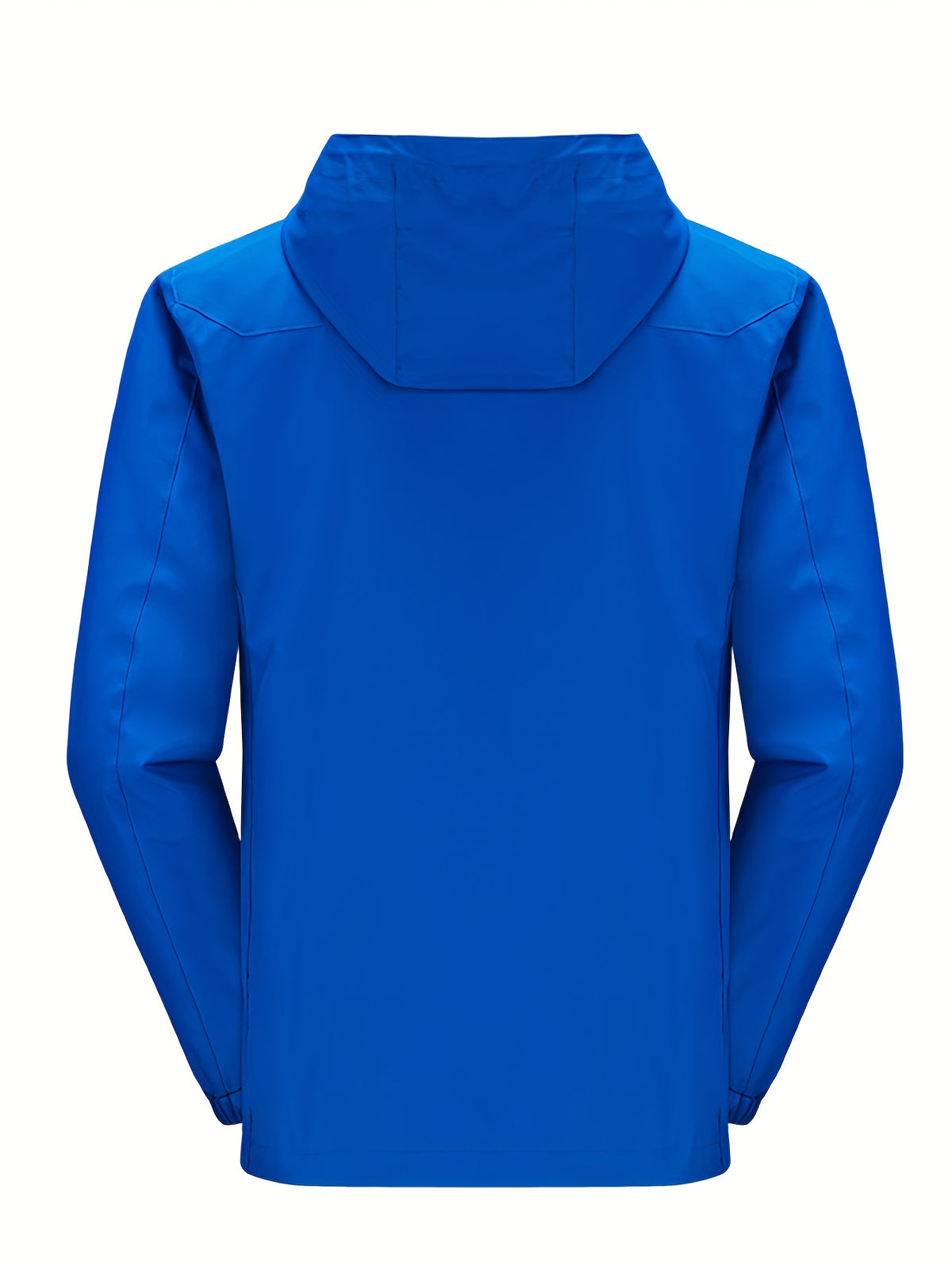 Norway Element Print Jacket Autumn Winter Men'S Outdoor Sports Mountaineering, Hiking Solid Color Jacket Hooded Easy Versatile Youth Fashion Thin Travel Casual Outerwear Men - Multicolor-Blue