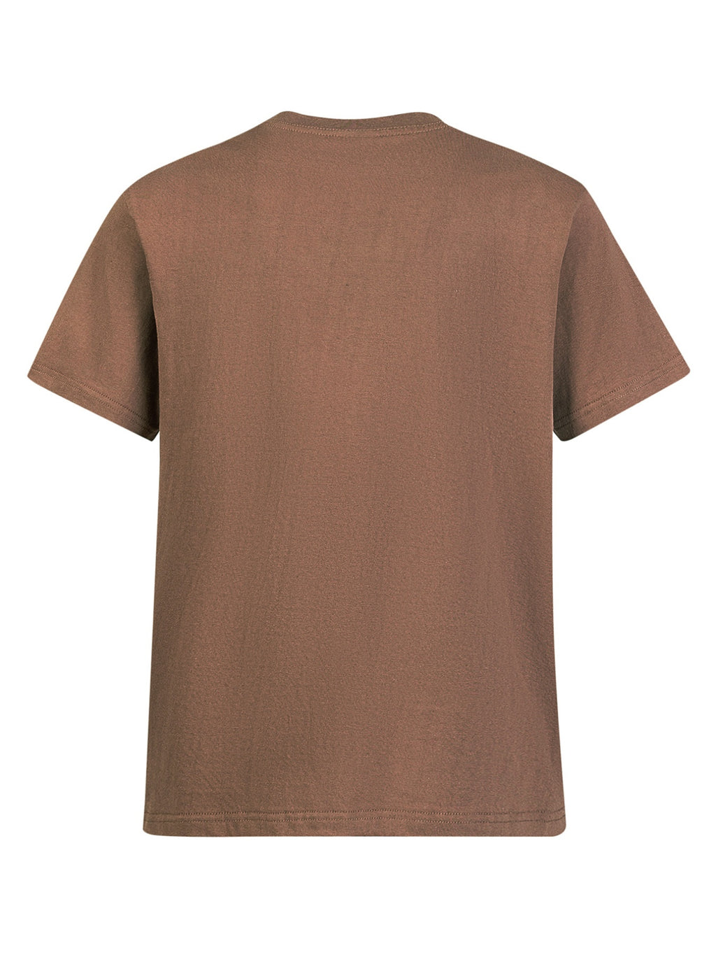 Heavyweight Men's 100% Pure Cotton Crew Neck Printed T-Shirt, a Stylish and Versatile High-Quality Top, an Essential for Daily Wear, Street Jogging, and Other Casual Outfits - Coffee Color