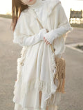 Bohemian Tassel Sweater - White