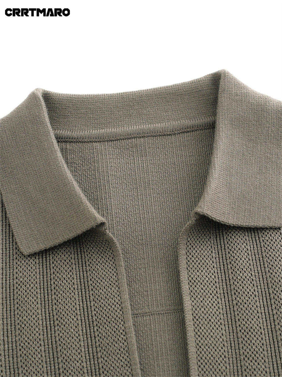 CRRTMARO Men's Warm Collar Sweater - Solid Color Regular Fit Pullover, Casual Long Sleeve Sweater Suitable for Fall Winter Warmth, Versatile for Office & Casual Attire, Hand Washable Top - Black