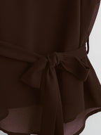 New Style Women's Strappy Camisole Vest, Versatile Summer Body-Conforming Base Layer, Elegant Ladies' Inner Top - Coffee Brown
