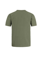 Men'S Minimalist Summer Casual Shirt, Linen Texture Short Sleeve Stand Collar V-Neck Pullover, Soft And Breathable, Loose Fit, Suitable for Business Casual, Vacation, Weekend Gatherings, And More - Army Green 1-Piece Set