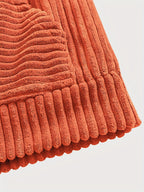 Men'S Hooded Sweatshirt - Loose Fit Pullover Hoodie, Long Sleeve Casual Sweater for Everyday & Formal Wear, Classic Hooded Sweatshirt for Men, Comfortable Clothing, Textured Fabric, Relaxed Fit Clothing - Orange-Red