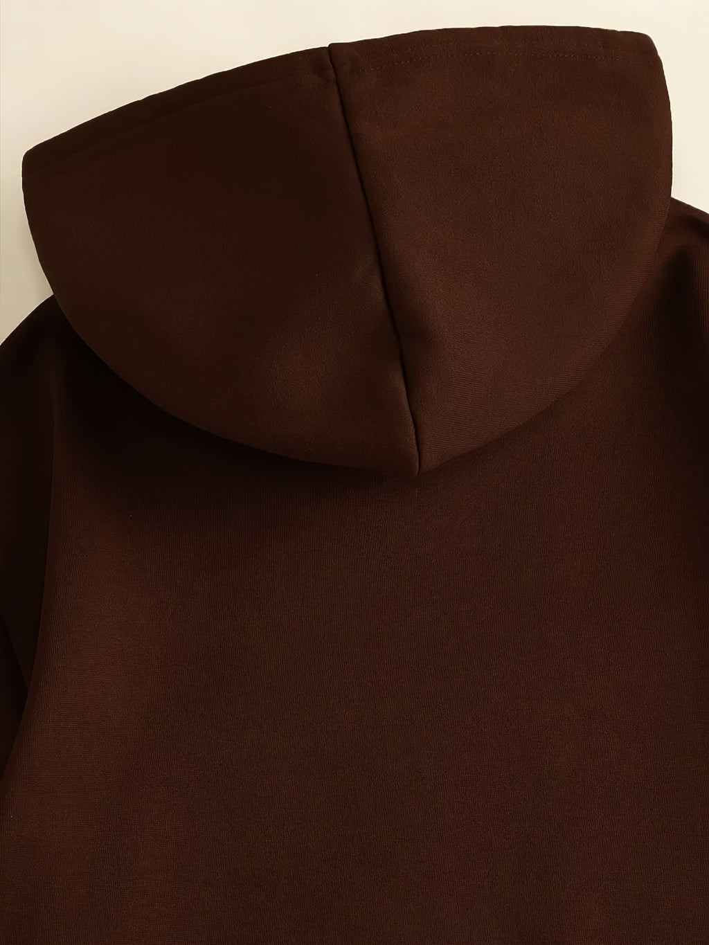 [Villa Le Water OBM] 2pcs Set MILANO Print Hooded Sweatshirt Men'S Loose Casual All-Match Pullover Long-Sleeve Hoodie - Brown+Dark Green