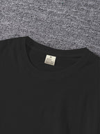 Warner Bros. Official Licensed DC Co-Branded The Flash Themed Printed T-Shirt, American Vintage Streetwear Washed Distressed Texture, Loose Fit Versatile Style, Suitable for Daily Outings and Outdoor Wear, Durable and Resistant to Deformation - Black
