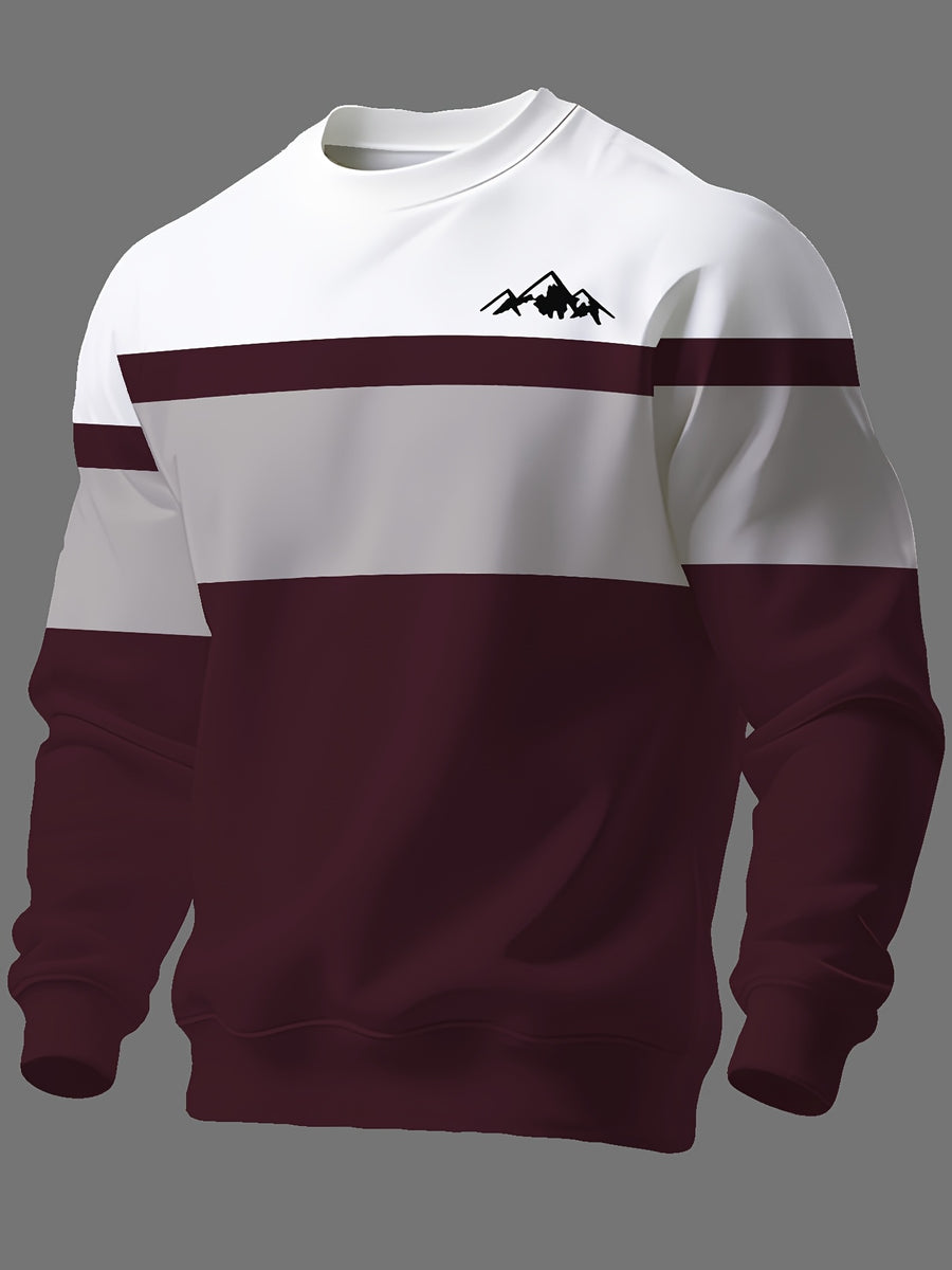 Round Neck Sweatshirt Trendy Brand Hot Style Men'S Long Sleeve 2026 Autumn Winter Men'S Round Neck Sweatshirt - Mixed Color 4