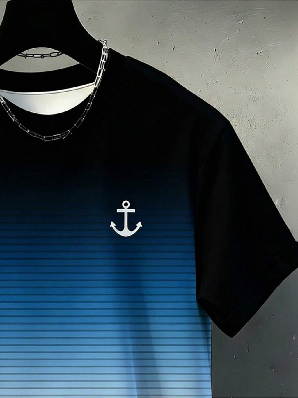 Men's Summer Fashion Casual Sporty Top with Unique Print Design - Multicolor 7