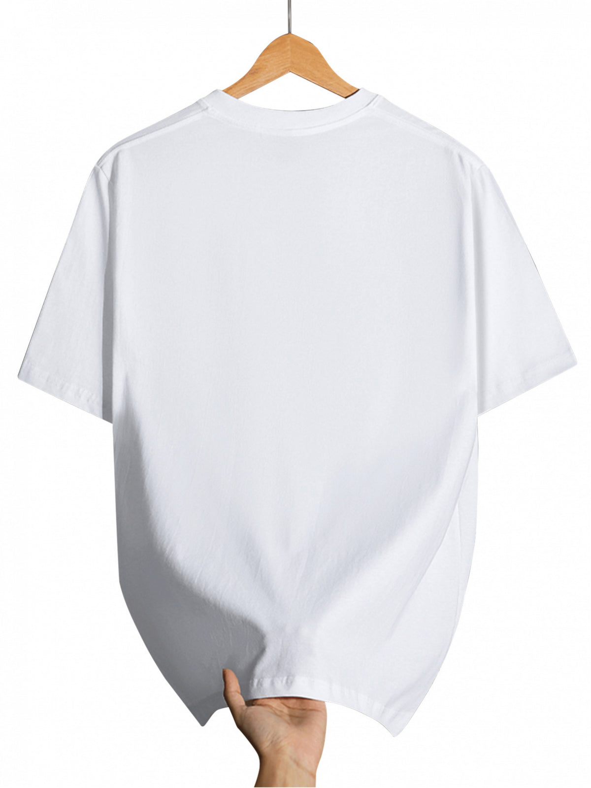 2026 Men'S Casual Short Sleeve T-Shirt with Hand-Painted Multi-Color Square Pattern Design - Summer Round Neck Tee Suitable for Beach, Picnic, And Casual Wear - Hand Washable Art Top, Regular Fit, 100%, Machine Washable, Sizes S-2XL - White