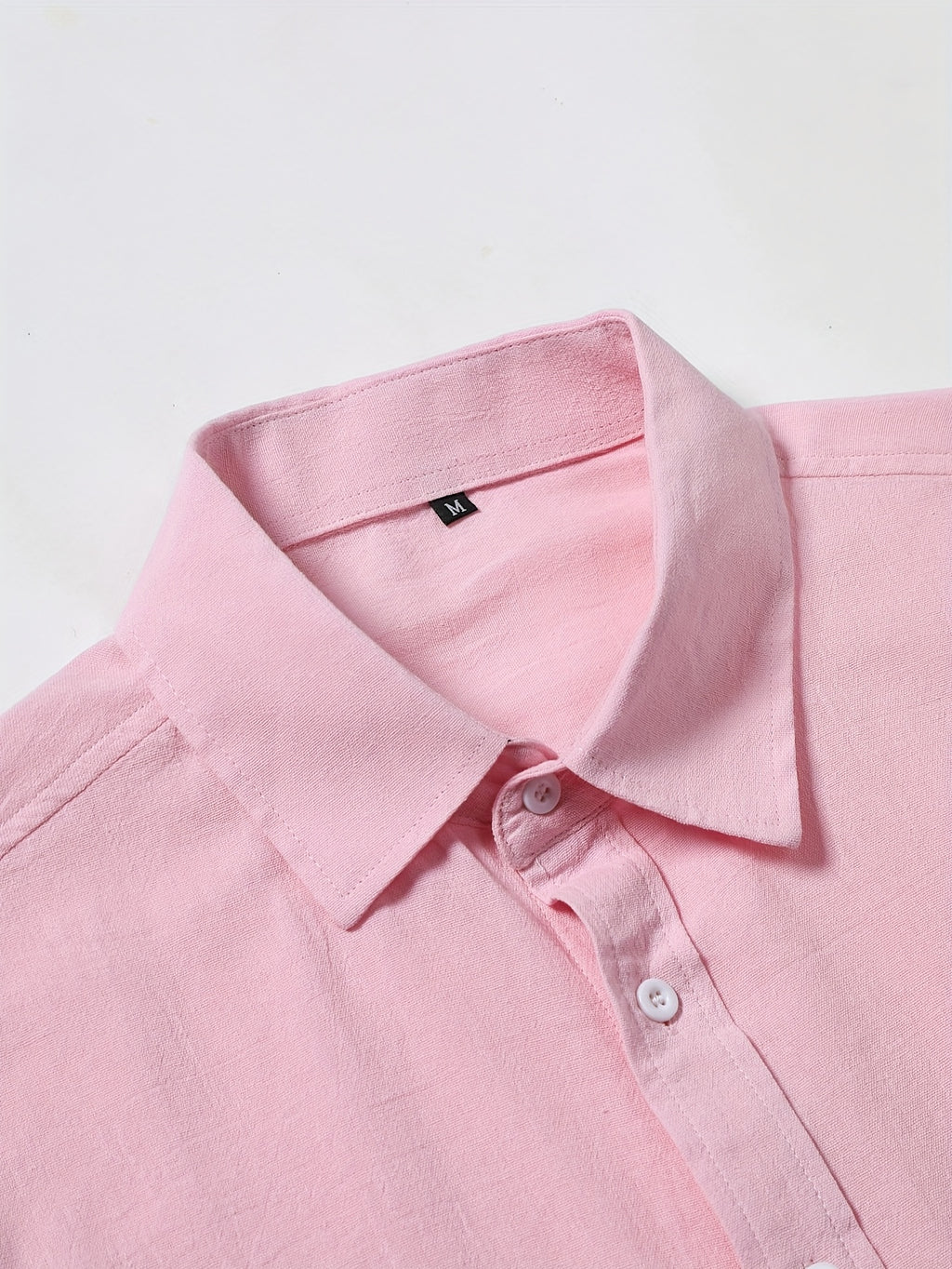 Men'S Casual Shirt - Pink Color