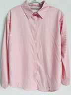 Elegant Special Edition Women'S Printed Shirt - Long Sleeve Button-Up, Classic Collar, Suitable for Office, Commute, Or Formal Events, Office Wear, Exquisite Casual - Pink
