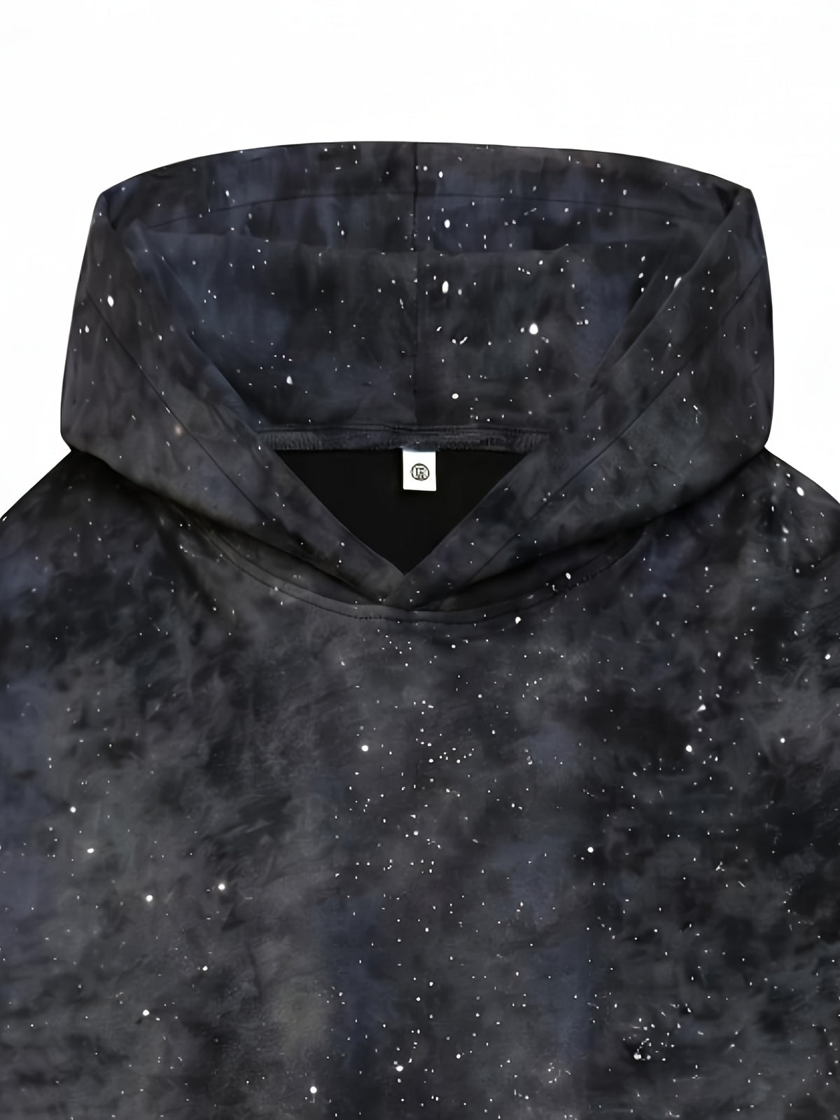 Men's Summer Short-Sleeve T-Shirt and Sports Hoodie - Black