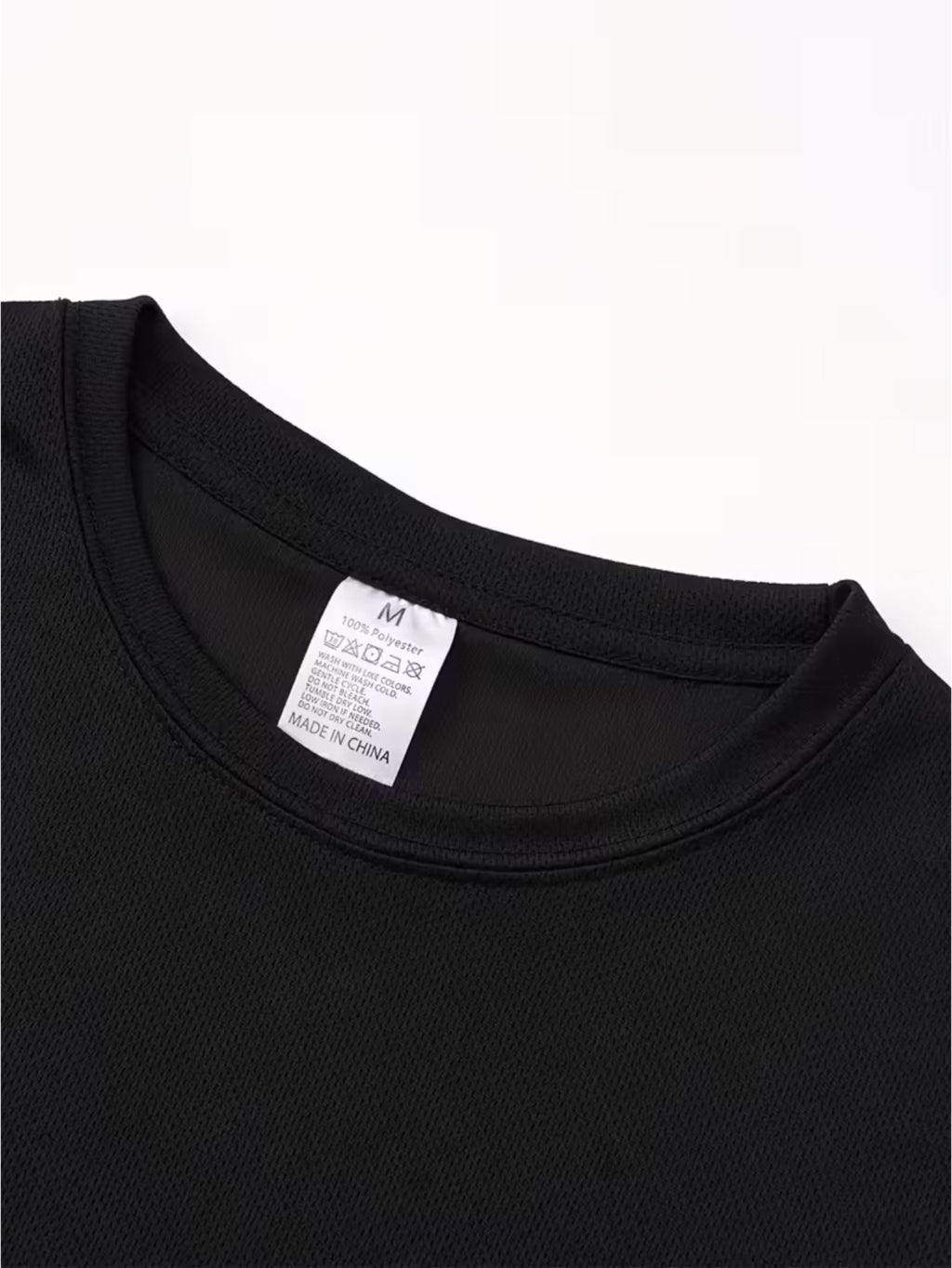 Adult T-Shirt Superman Logo Print Design Men'S Daily Casual Short Sleeve - Black