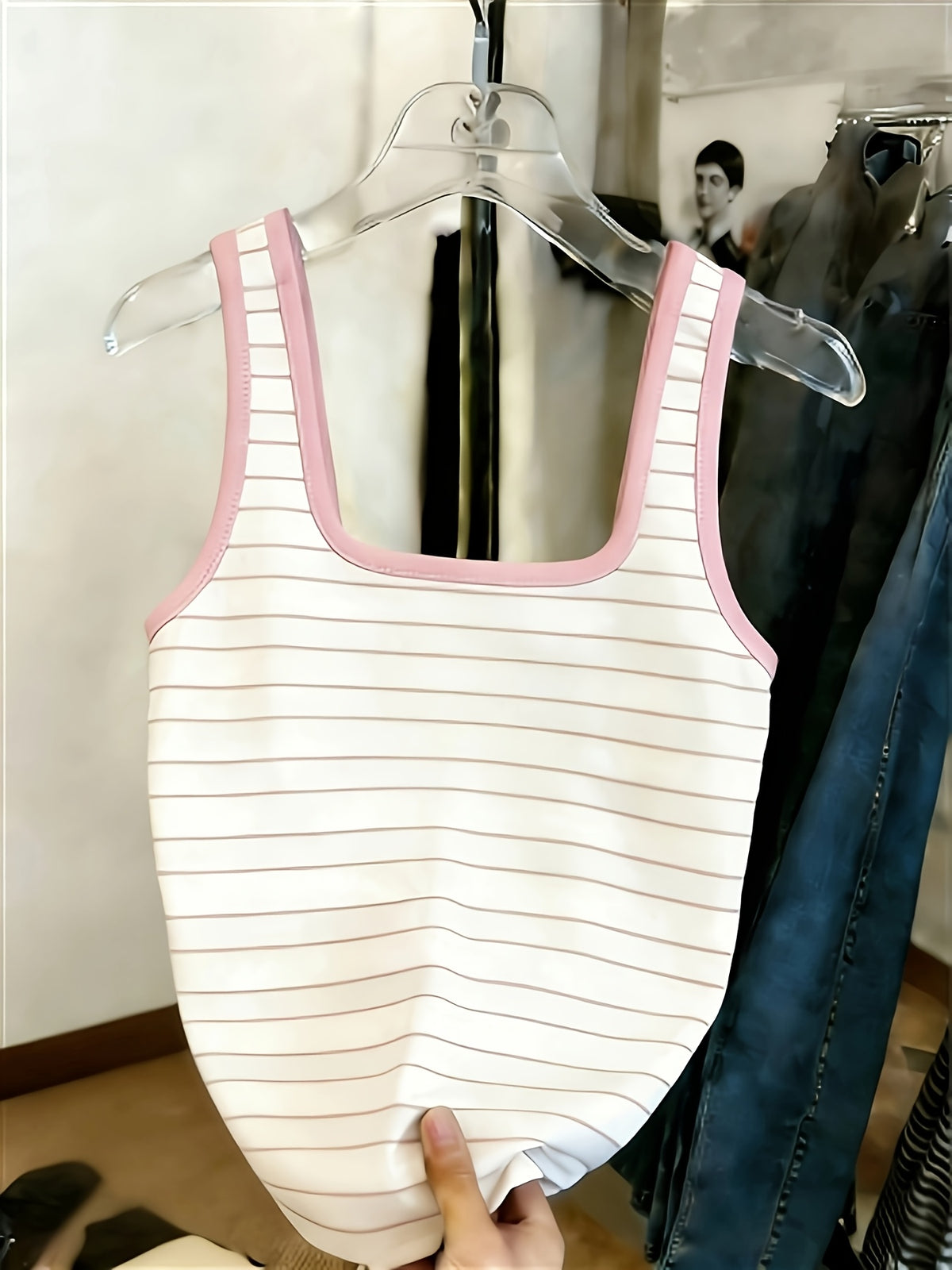 Striped Tank Top ZLLZ - Pink