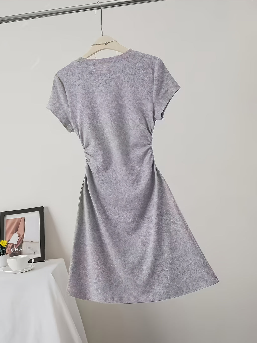 Women'S Stylish Dress - Light Grey