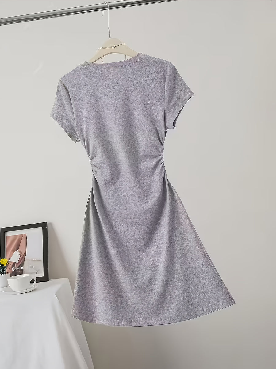 Women'S Stylish Dress - Light Grey