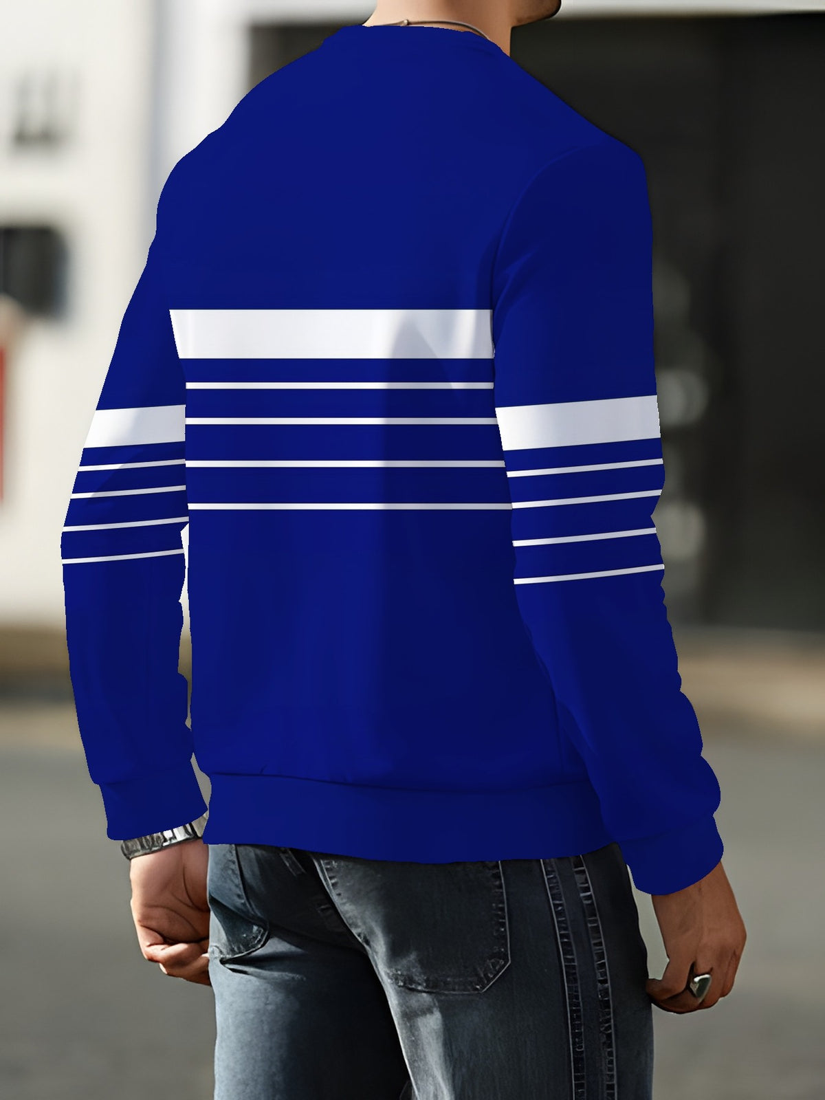 Men'S Fashion Trendy Brand Round Neck Long Sleeve Sweatshirt Spring Autumn Men'S Round Neck Sweatshirt Top Autumn - Mixed colors