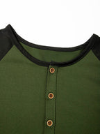 3pcs Pc (3pcs) Men's Summer Lightweight Short-Sleeve Polo Shirts - Quick-Dry Breathable Button-Front Collar Suitable for Casual, Golf, Commuting & Sports | Non-Pilling Round Neck Button Design, Machine Washable Solid Color Shirts - Navy blue + army green + brown