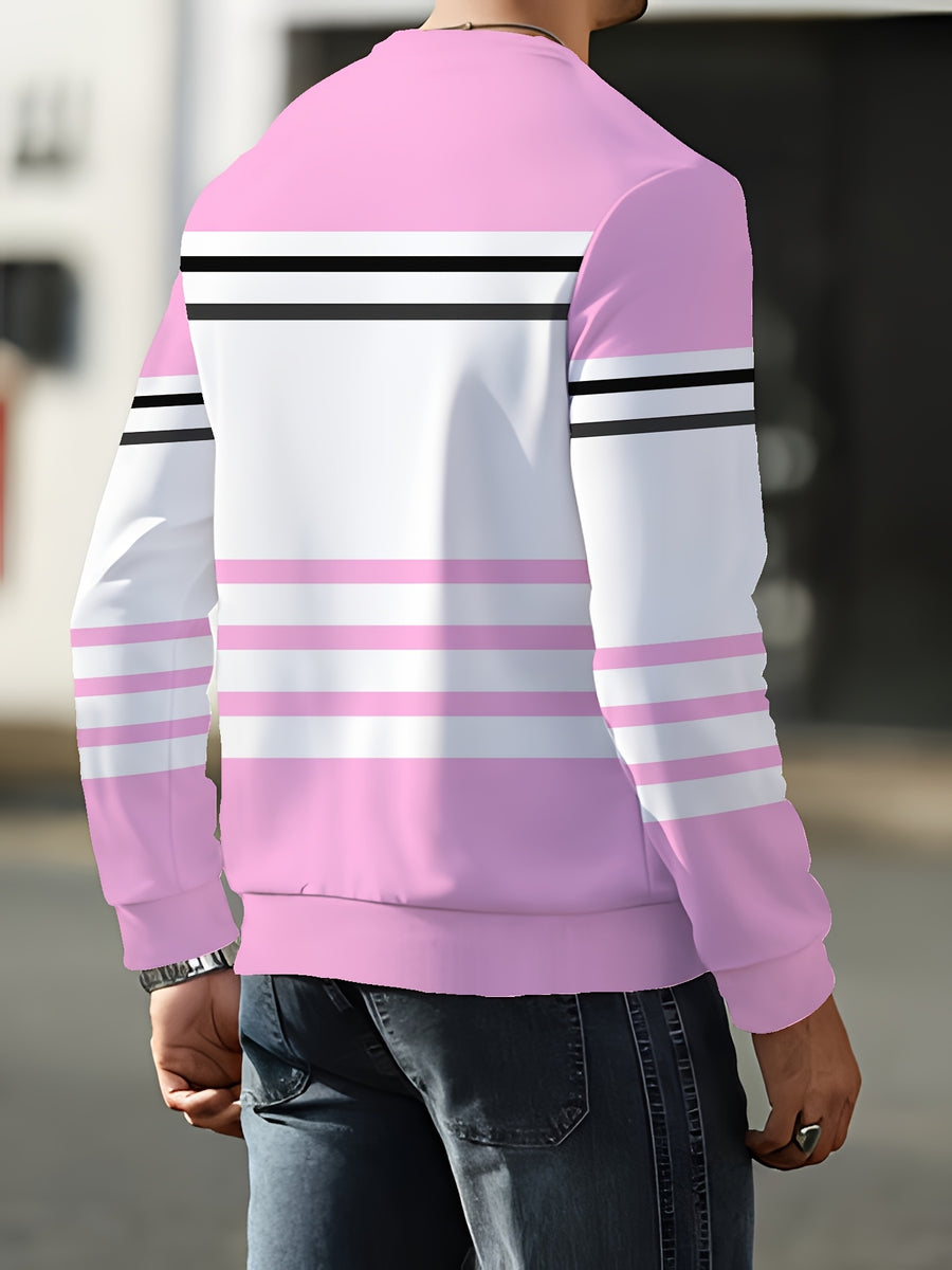 Men'S Autumn Winter New Long Sleeve Sweatshirt Men'S Casual Trendy Brand Men'S Round Neck Sweatshirt - Mixed Color 3