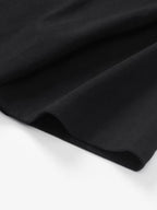 Men'S Fashion Knit Short-Sleeve T-Shirt - Black