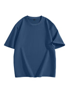 JEEP Men'S 100% Short Sleeve T-Shirt, Casual Fashion Comfort Sports Tee for Summer - Haze Blue
