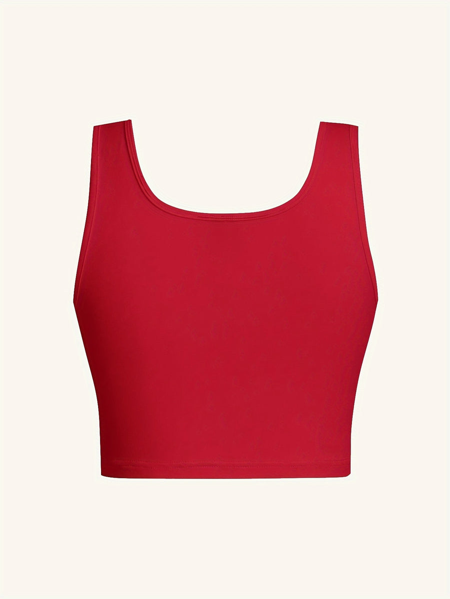 I Am More Naughty Than I Look" Letter Print Women's Beautiful and Sexy Round Neck Sleeveless Tank Top, Y2K Hot Style, Slightly Stretchy, Comfortable, Suitable for Spring and Summer, Pretty Top, Essential for Home, Outings, and Parties - Red