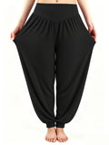 Popular Loose-Fit Casual Pants, Comfortable Women's Clothing - Black