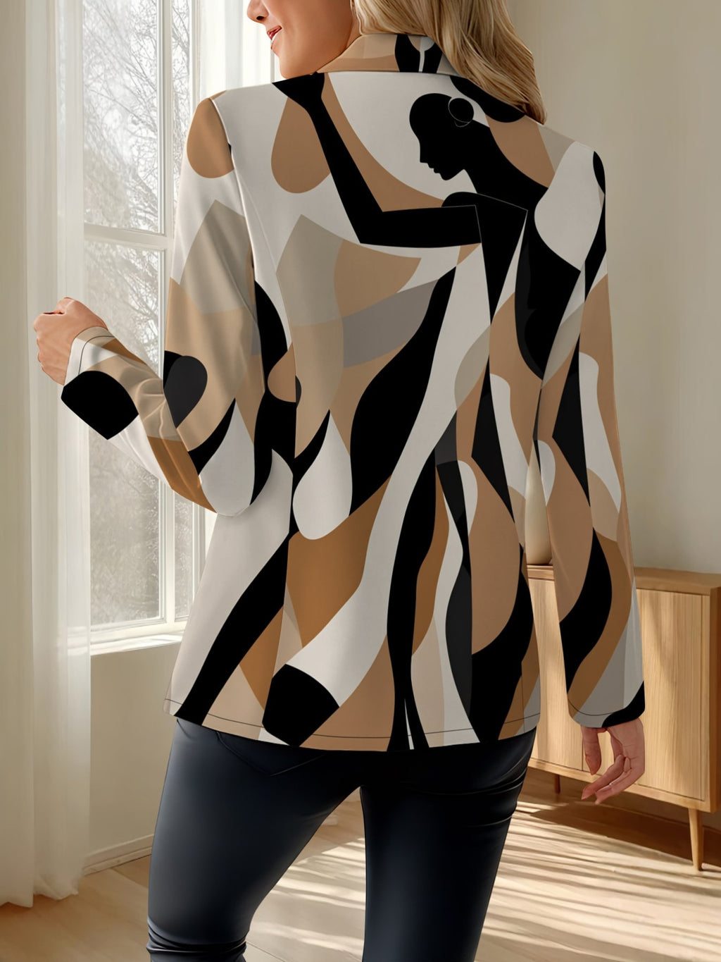 This Elegant Women's Blazer, Designed Specifically for the Spring and Autumn Seasons, Is the Ideal Choice for Comfortable Casual Attire. Both Creative and Highly Fashionable, It Allows You to Craft a Truly Unique and Elegant Look. - Mixed colors