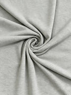 Fashion V-neck Long-sleeve Sweatshirt, Machine Washable, with Geometric Pattern, Image for Reference Only, Not a 2-in-1 Look - Light Grey