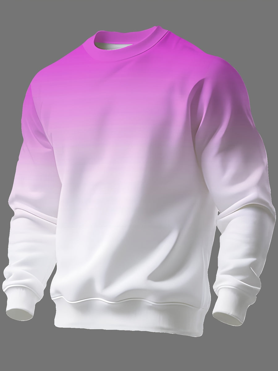 New Autumn/Winter Long-Sleeve Printed Crewneck Sweatshirt for Men - Mixed Color 3
