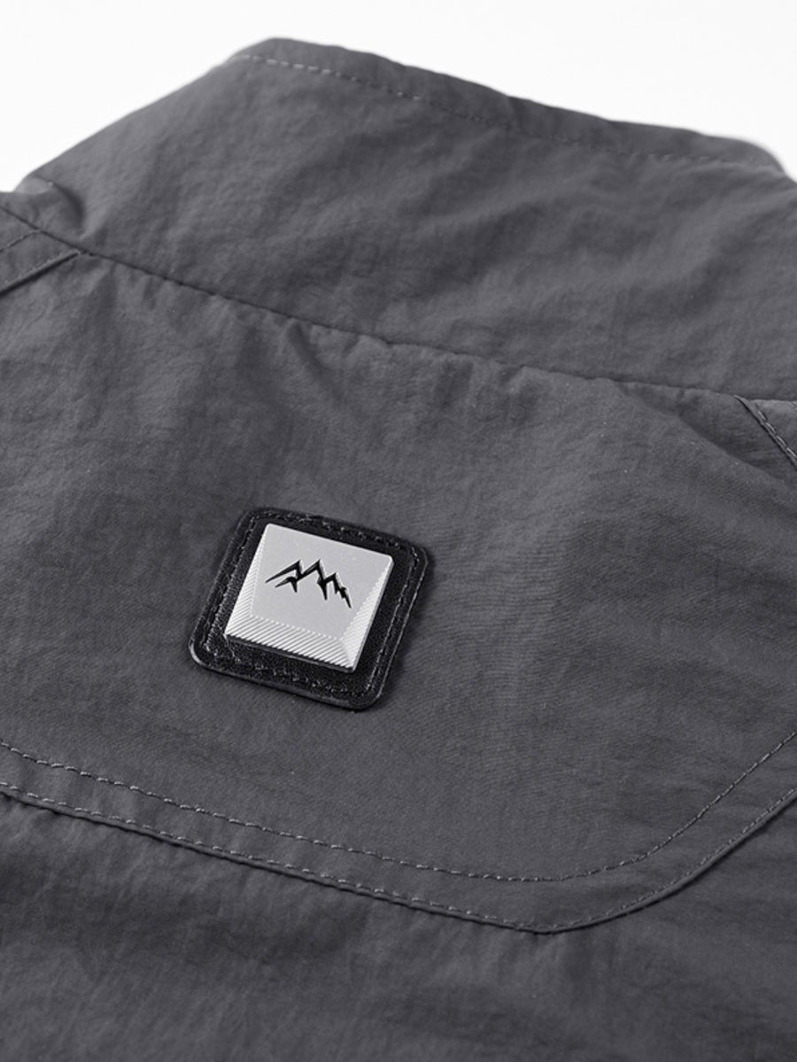 New Spring/Autumn Business Jacket, Sporty Casual Outdoor Stand Collar Jacket for Men - Grey