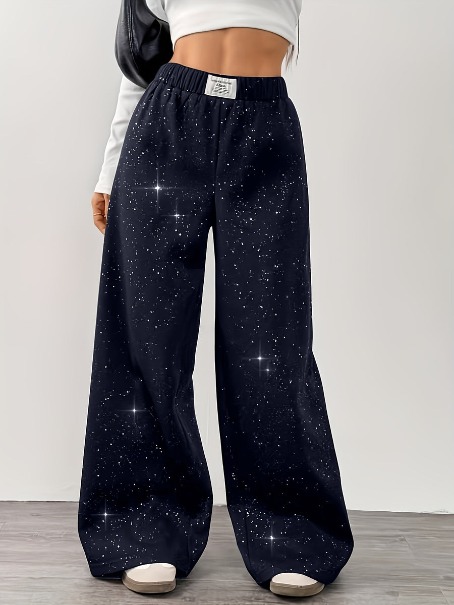 Women'S Fashion Casual Trousers - Navy Color