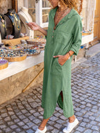Fashionable Standard Size Elegant Dress - Green