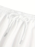 Women'S Sleeveless Hooded Top And Casual Long Pants Set X3649 - White