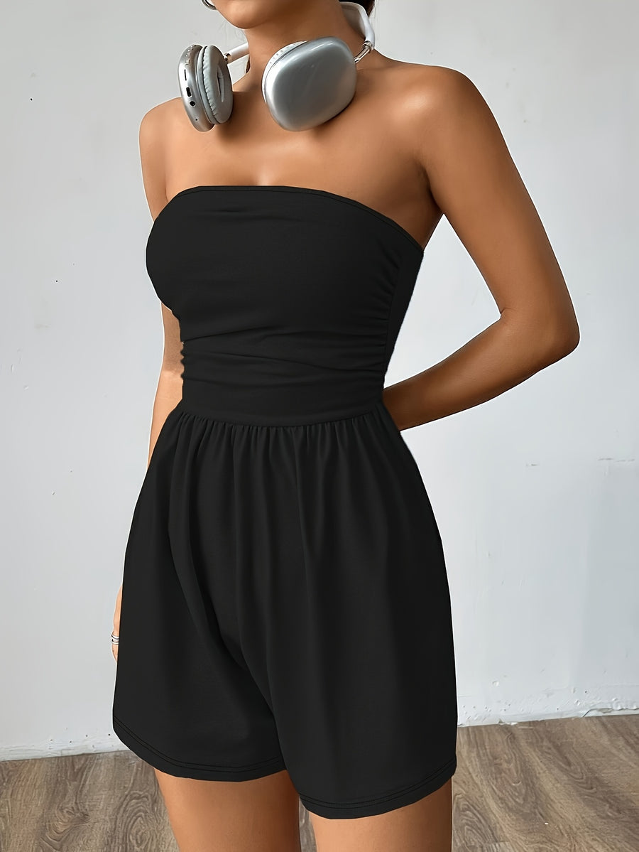 2pcs Summer Sexy Ruched Cami Dress - Mixed colors