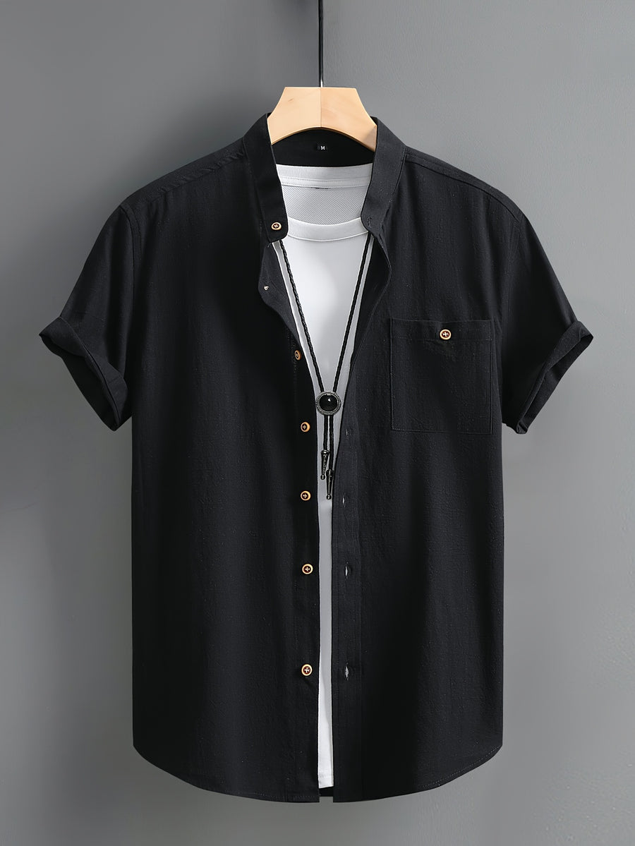 Men's Casual Shirt - Black