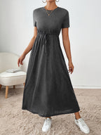 Women's Fashion Dress - Dark Gray