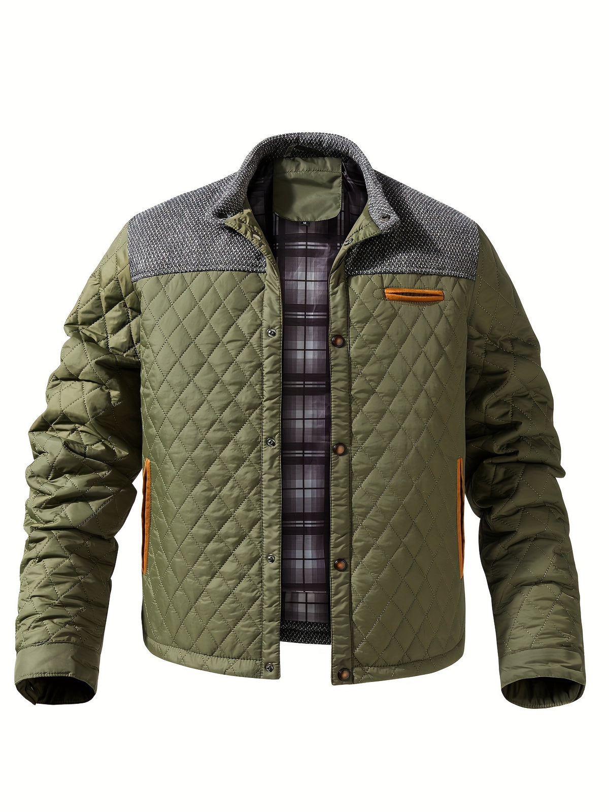 Men'S Winter Warmth Casual Jacket - fern green