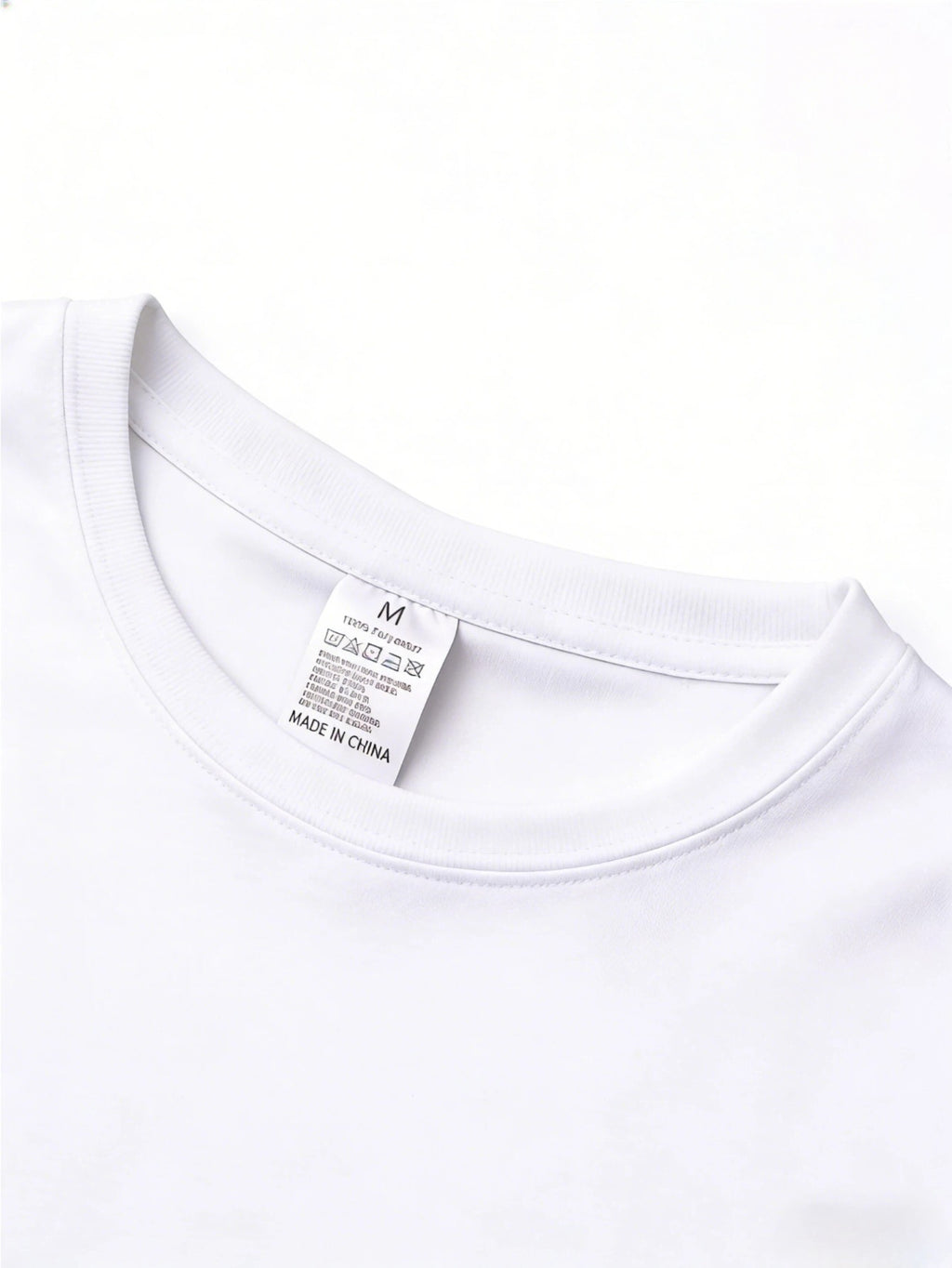 Adult T-Shirt Superman Logo Print Design Men'S Daily Casual Short Sleeve - White