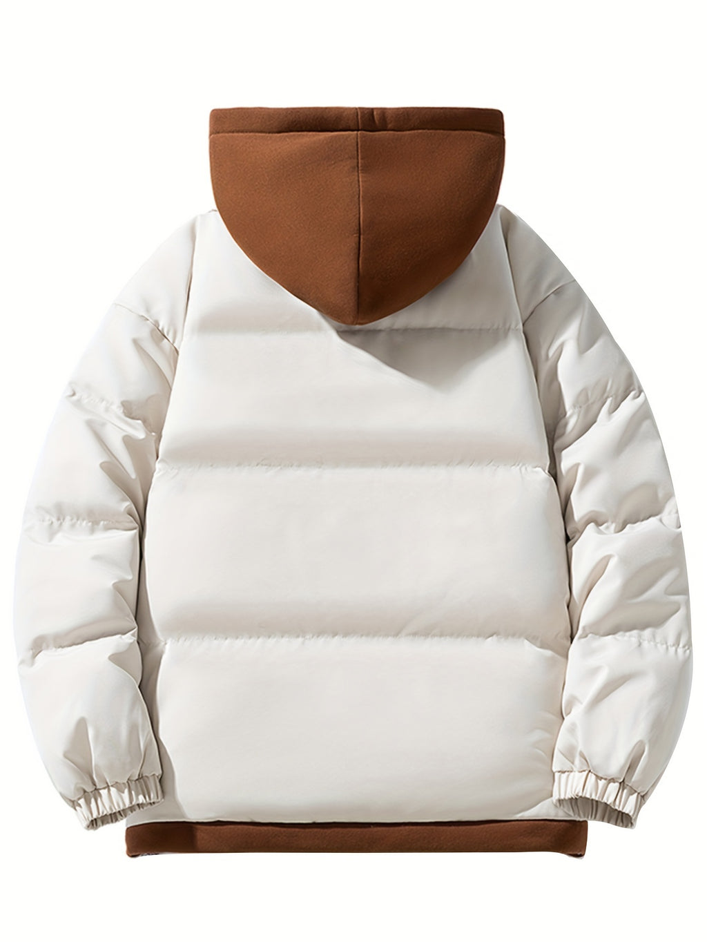 Winter Thickened Hooded Coat - Apricot
