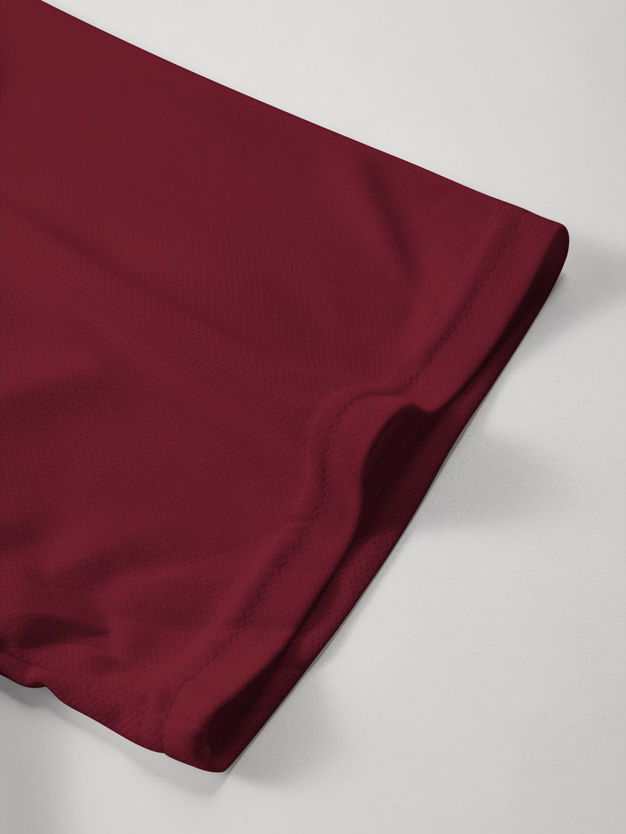 Easy Style GYM THERAPY Letter Pattern Print Men'S T-Shirt, Casual Top, Men'S Patterned T-Shirt, Summer, Comfortable And Breathable Short Sleeve T-Shirt, Fashionable Men'S Casual Top, Summer Fashion Outdoor Short Sleeve - Burgundy