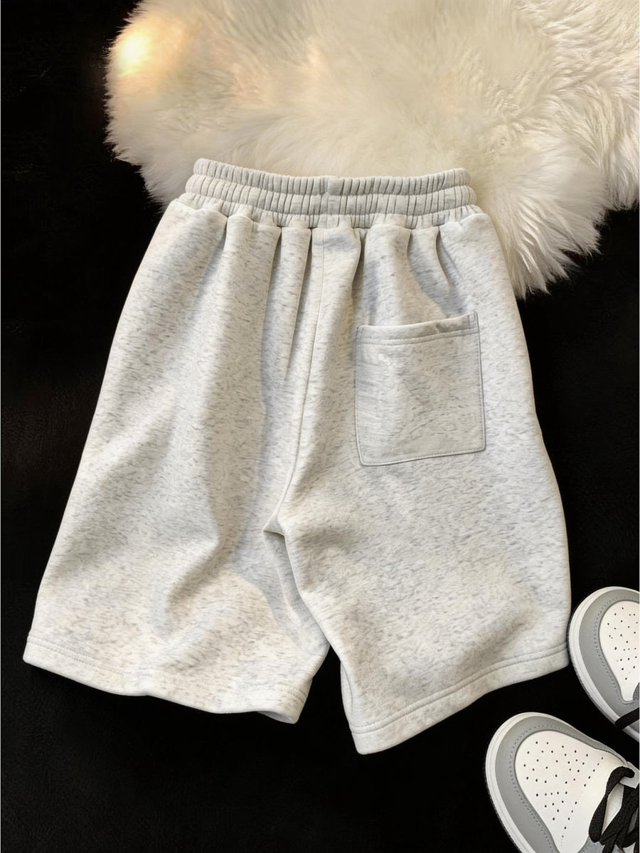 2026 New Design Printed Shorts, Versatile Casual Pants - Light Grey