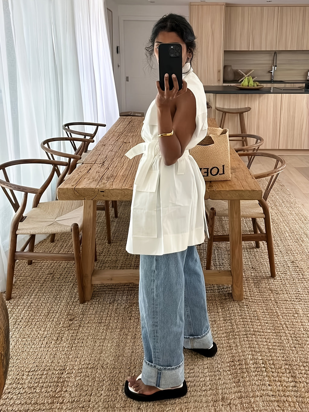 Women's High-End Casual Shirt, a Holiday Essential - White