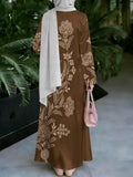 New Muslim Women's Fashion Arrival: Women's Dress, Classic Loose Fit, Middle Eastern Traditional Robe, Elegant Muslim Long Dress, Long Abaya. Restoring the Essence of Traditional Middle Eastern Robes, This Is a Noble and Elegant Long Dress Suitable - Mixed colors
